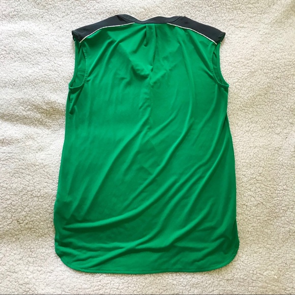 Green V Neck Top - Picture 3 of 3